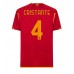 Tanie Strój piłkarski AS Roma Bryan Cristante #4 Koszulka Podstawowej 2023-24 Krótkie Rękawy